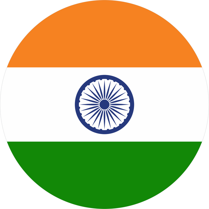 India flag round shape 2023020273